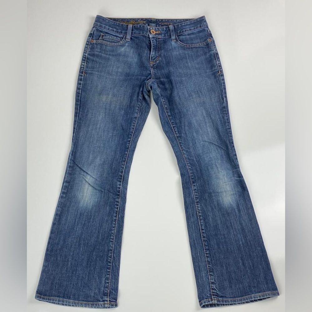 Eddie Bauer Curvy Jeans Womens Size 4S Blue Casual